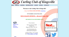 Desktop Screenshot of kingsvillecurling.com